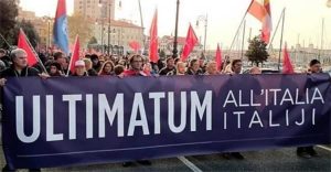 ultimatum all'Italia corteo