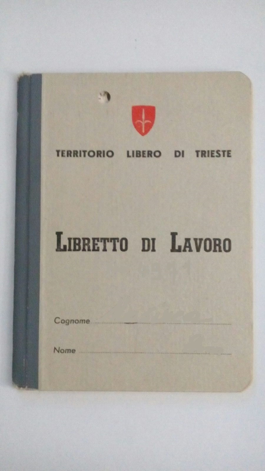 N 19 - Libretto di lavoro zona A