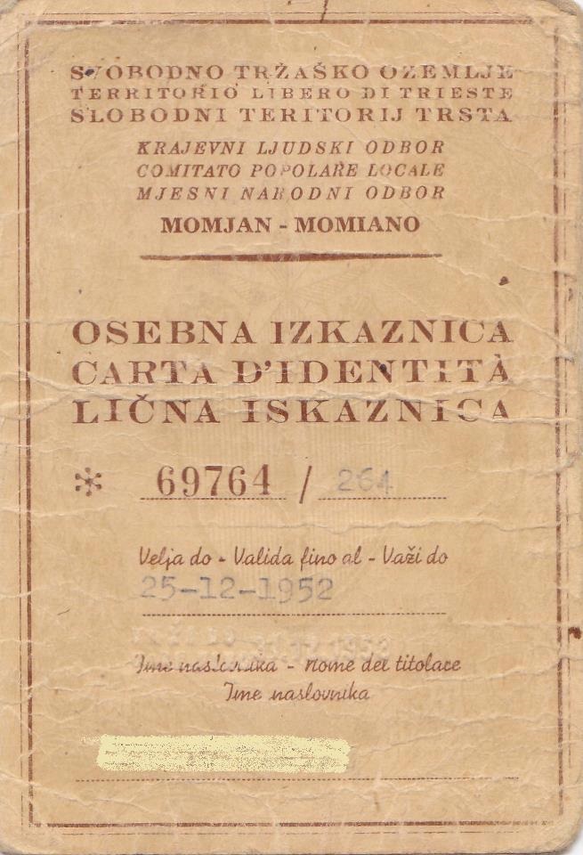 N 21 - Carta identita zona B