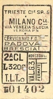 N 24 - biglietto ferroviario TLT