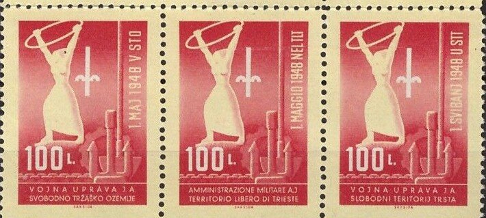 N 25 - Francobolli TLT slo-ita-cro