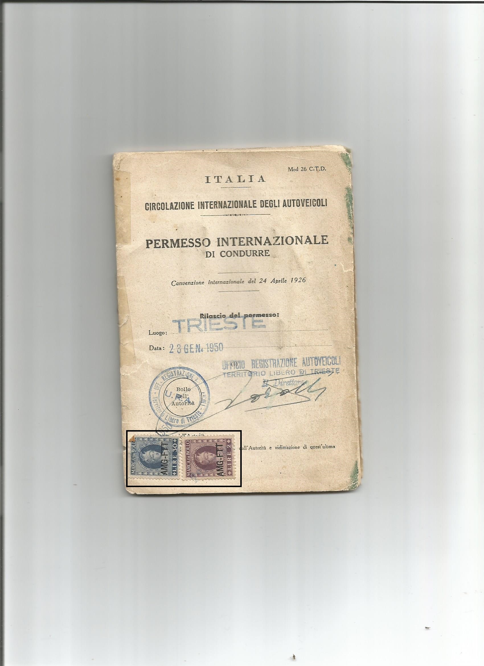 N 31 - permesso internazionale di condurre