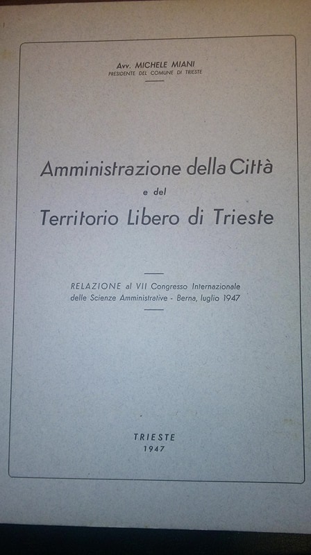 N 44 - Amministrazione di Trieste