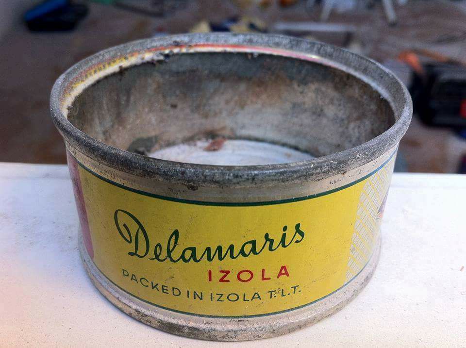 N 49 - scatola della fabbrica del pesce di Izola -zona B