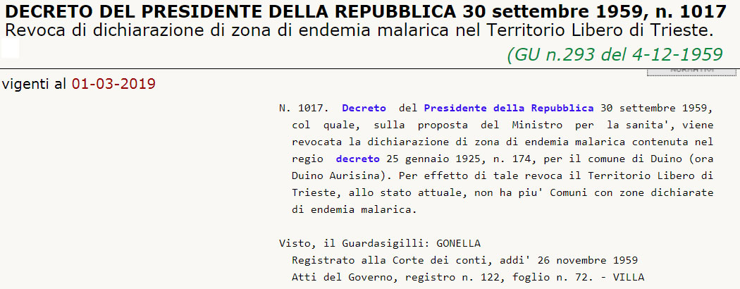 N.63-Fine endemia Malarica nel TLT