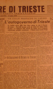 dichiarazioni di Byrnes su Trieste