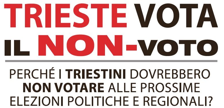 Trieste vota il non-voto, inizia la distribuzione capillare dei volantini informativi