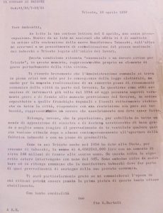 lettera Bartoli - Andreotti
