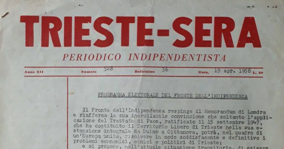 Le lingue del Territorio Libero di Trieste