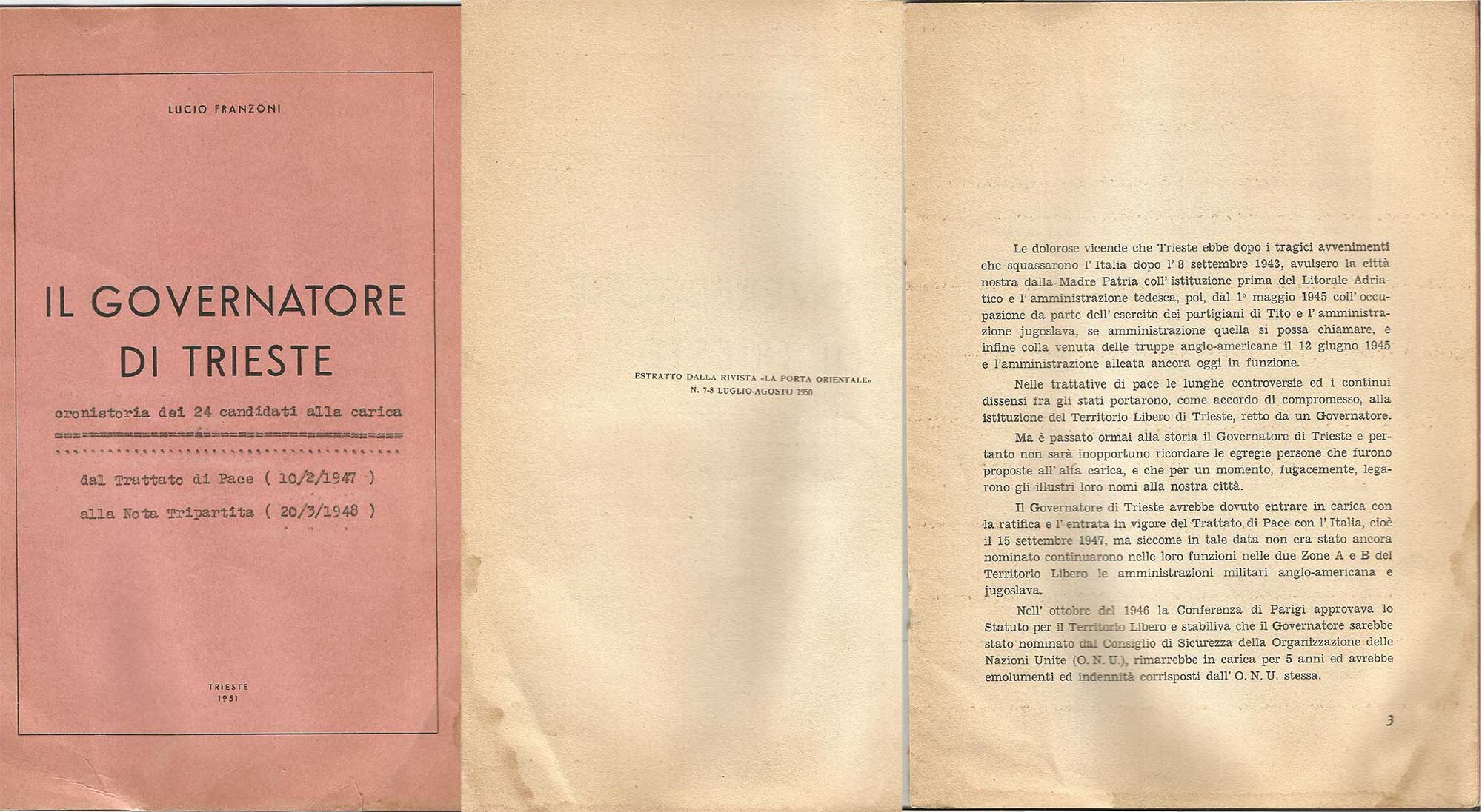 Il Governatore di Trieste – i 24 candidati e le cause del mancato accordo